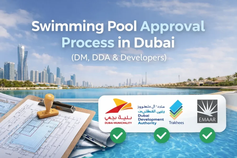 Swimming Pool Approval Process in Dubai (DM, DDA & Developers)